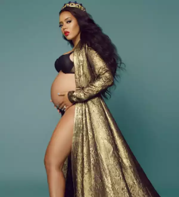 Angela Simmons shows off her baby bump in new photoshoot